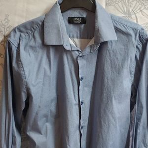 Button down dress shirt with design,stretch style